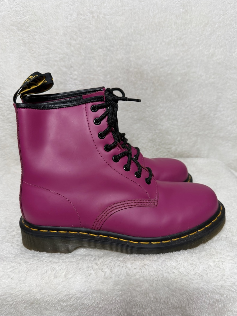 Dr. Martens 1460 Leather Lace Up Boots fuchsia pink
NWOT - Picture 9 of 14